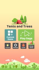 Screenshot 1: Tents and Trees - Saga puzzle game
