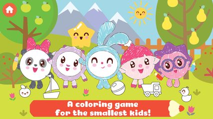 Screenshot 1: BabyRiki: Kids Coloring Game!