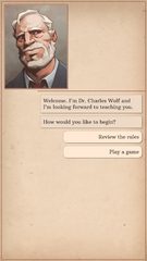 Screenshot 1: Learn Chess with Dr. Wolf