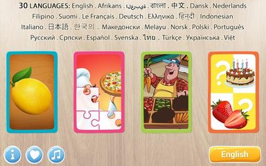 Screenshot 24: Puzzle for kids - learn food