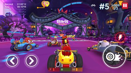 Screenshot 2: Starlit On Wheels: Super Kart