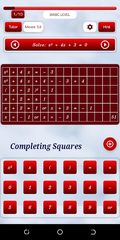 Screenshot 3: Quadratic Math Game