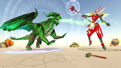 Screenshot 22: Elephant Vs Lion Robot Game