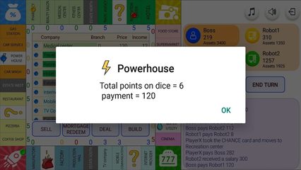 Screenshot 21: Monopolist Business Dice Board