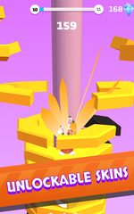Screenshot 2: Helix Stack Jump: Fun Addicting Ball Puzzle