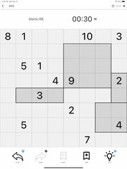 Screenshot 8: Tetrasquare2 - well known as Shikaku or Rectangles