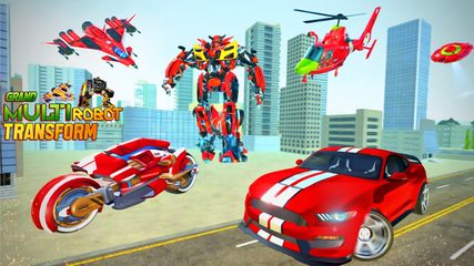 Screenshot 3: Multi robot jet transform war 2021
