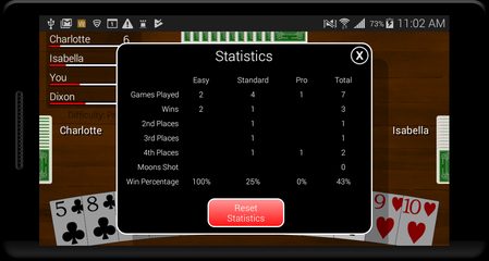 Screenshot 7: Hearts Card Classic