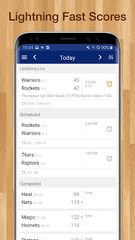 Screenshot 1: Basketball NBA Live Scores, Stats, & Schedules