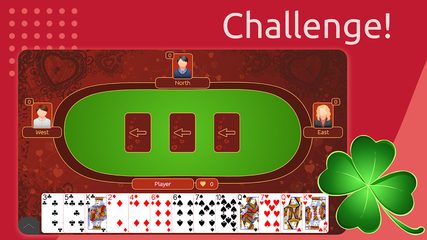 Screenshot 2: Hearts Deluxe - Free Card Game