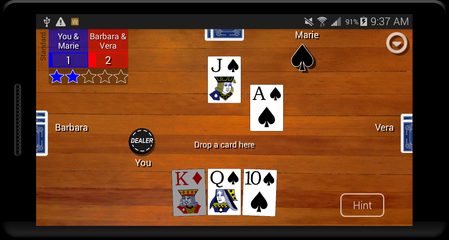 Screenshot 2: Euchre Card Classic