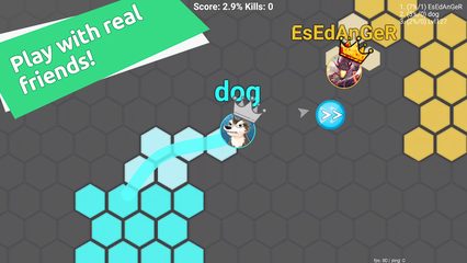 Screenshot 4: Hexa io Online Hexagon action