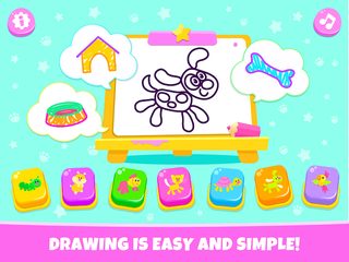 Screenshot 17: Pets Drawing for Kids and Toddlers games Preschool