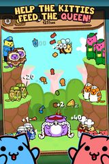 Screenshot 1: Kitty Cat Clicker - Hungry Cat Feeding Idle Game