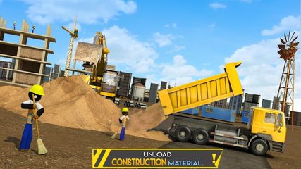 Screenshot 3: Stickman City Construction