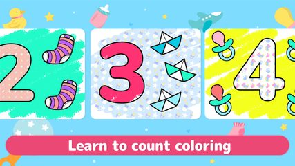 Screenshot 2: Coloring babies for kids - Cute baby drawing book