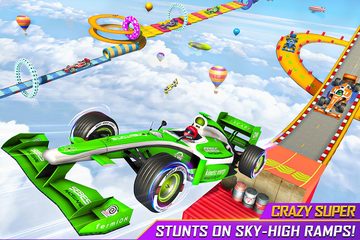 Screenshot 1: Formula Car Stunts - Car Games