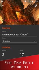 Screenshot 2: Initiative Tracker for D&D