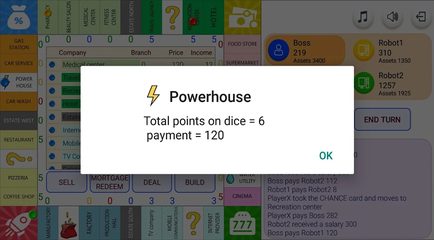 Screenshot 16: Monopolist Business Dice Board
