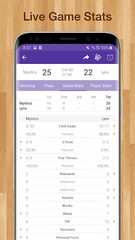 Screenshot 3: Women's Basketball WNBA Live Scores & Schedules