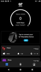 Screenshot 2: Q7 Wearables