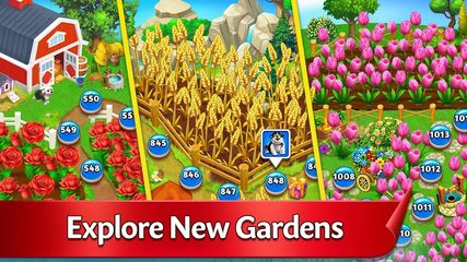 Screenshot 2: Solitaire Garden TriPeak Story