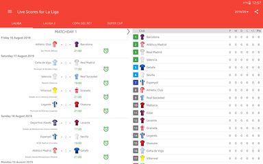 Screenshot 17: Live Scores for La Liga Santander 2021/2022