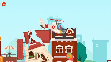 Screenshot 2: Dinosaur Helicopter - for kids