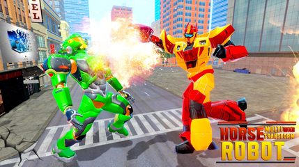 Screenshot 8: Flying Horse Robot Car Game