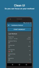 Screenshot 1: Calisthenics Workout
