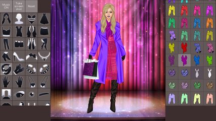 Screenshot 2: Fashionista Girl Dress up Game