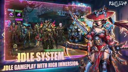 Screenshot 3: Battle Night: Cyberpunk RPG
