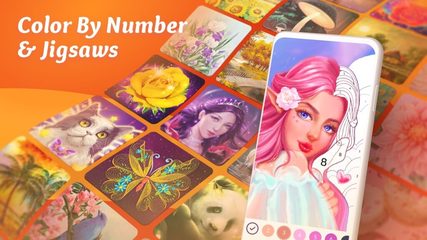 Screenshot 1: Colorscapes Plus - Color by Number, Coloring Games