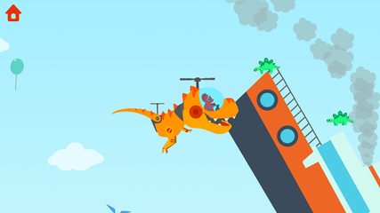 Screenshot 7: Dinosaur Helicopter - for kids