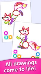 Screenshot 3: Toddler coloring apps for kids! Drawing games!