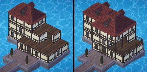 Screenshot 1: Sea Town Builder
