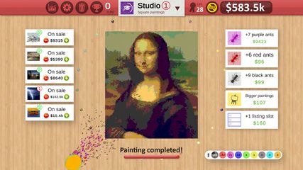 Screenshot 1: Ant Art Tycoon