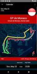 Screenshot 2: Racing Calendar + Ranking 2022