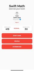 Screenshot 1: Swift Math Game - Fun & Math