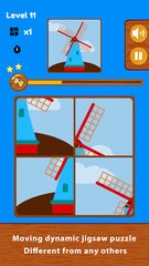 Screenshot 1: Moving Jigsaw - Dynamic jigsaw