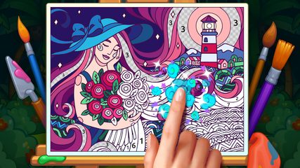 Screenshot 5: Color Stories: art gallery