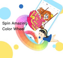 Screenshot 1: Spin Coloring 2019: Coloring Pages via Wheel Spin