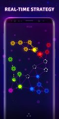 Screenshot 2: Splash Wars - glow space strategy game