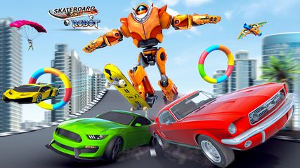Screenshot 16: Flying Skateboard Robot Car