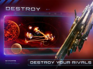 Screenshot 1: Nova Empire: Space Commander