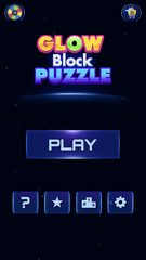 Screenshot 1: Glow Block Puzzle: Color Classic Puzzle Legend