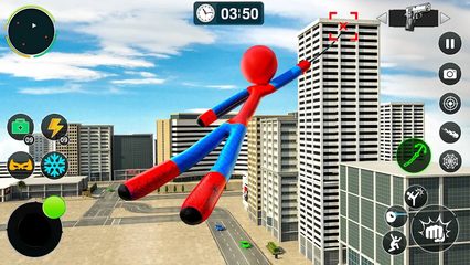 Screenshot 13: Flying Stickman Rope Hero Game