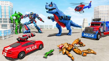 Screenshot 20: Police Truck Robot Game – Dino