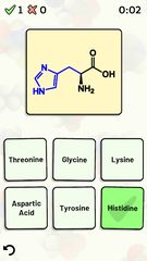 Screenshot 5: Amino Acid Quiz