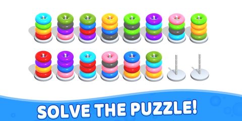 Screenshot 15: Color Hoop Stack - Sort Puzzle